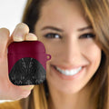 Queensland Maori Rugby Nga Hau e Wha AirPods Case Maroon Motif - Aussie Hoodie