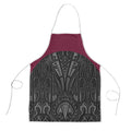 Queensland Maori Rugby Nga Hau e Wha Apron Maroon Motif - Aussie Hoodie