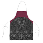 Queensland Maori Rugby Nga Hau e Wha Apron Maroon Motif - Aussie Hoodie