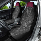 Queensland Maori Rugby Nga Hau e Wha Car Seat Cover Maroon Motif