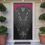 Queensland Maori Rugby Nga Hau e Wha Door Cover Maroon Motif - Aussie Hoodie