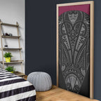 Queensland Maori Rugby Nga Hau e Wha Door Cover Maroon Motif - Aussie Hoodie