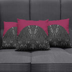 Queensland Maori Rugby Nga Hau e Wha Pillow Cover Maroon Motif - Aussie Hoodie