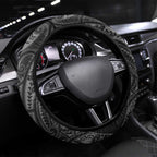 Queensland Maori Rugby Nga Hau e Wha Steering Wheel Cover Maroon Motif