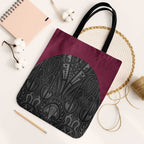 Queensland Maori Rugby Nga Hau e Wha Tote Bag Maroon Motif - Aussie Hoodie