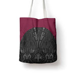 Queensland Maori Rugby Nga Hau e Wha Tote Bag Maroon Motif - Aussie Hoodie