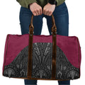 Queensland Maori Rugby Nga Hau e Wha Travel Bag Maroon Motif - Aussie Hoodie