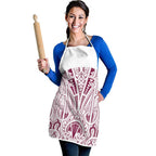 Queensland Maori Rugby Nga Hau e Wha Apron White Motif - Aussie Hoodie