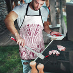 Queensland Maori Rugby Nga Hau e Wha Apron White Motif - Aussie Hoodie