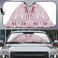 Queensland Maori Rugby Nga Hau e Wha Auto Sun Shade White Motif - Aussie Hoodie