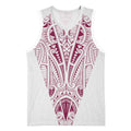 Queensland Maori Rugby Nga Hau e Wha Basketball Jersey White Motif - Aussie Hoodie
