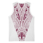 Queensland Maori Rugby Nga Hau e Wha Basketball Jersey White Motif - Aussie Hoodie