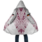 Queensland Maori Rugby Nga Hau e Wha Cloak White Motif - Aussie Hoodie