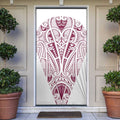 Queensland Maori Rugby Nga Hau e Wha Door Cover White Motif - Aussie Hoodie