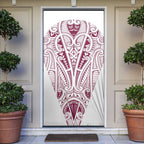Queensland Maori Rugby Nga Hau e Wha Door Cover White Motif - Aussie Hoodie