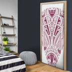 Queensland Maori Rugby Nga Hau e Wha Door Cover White Motif - Aussie Hoodie