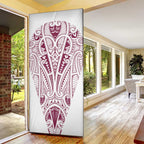 Queensland Maori Rugby Nga Hau e Wha Door Cover White Motif - Aussie Hoodie