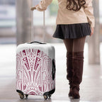 Queensland Maori Rugby Nga Hau e Wha Luggage Cover White Motif