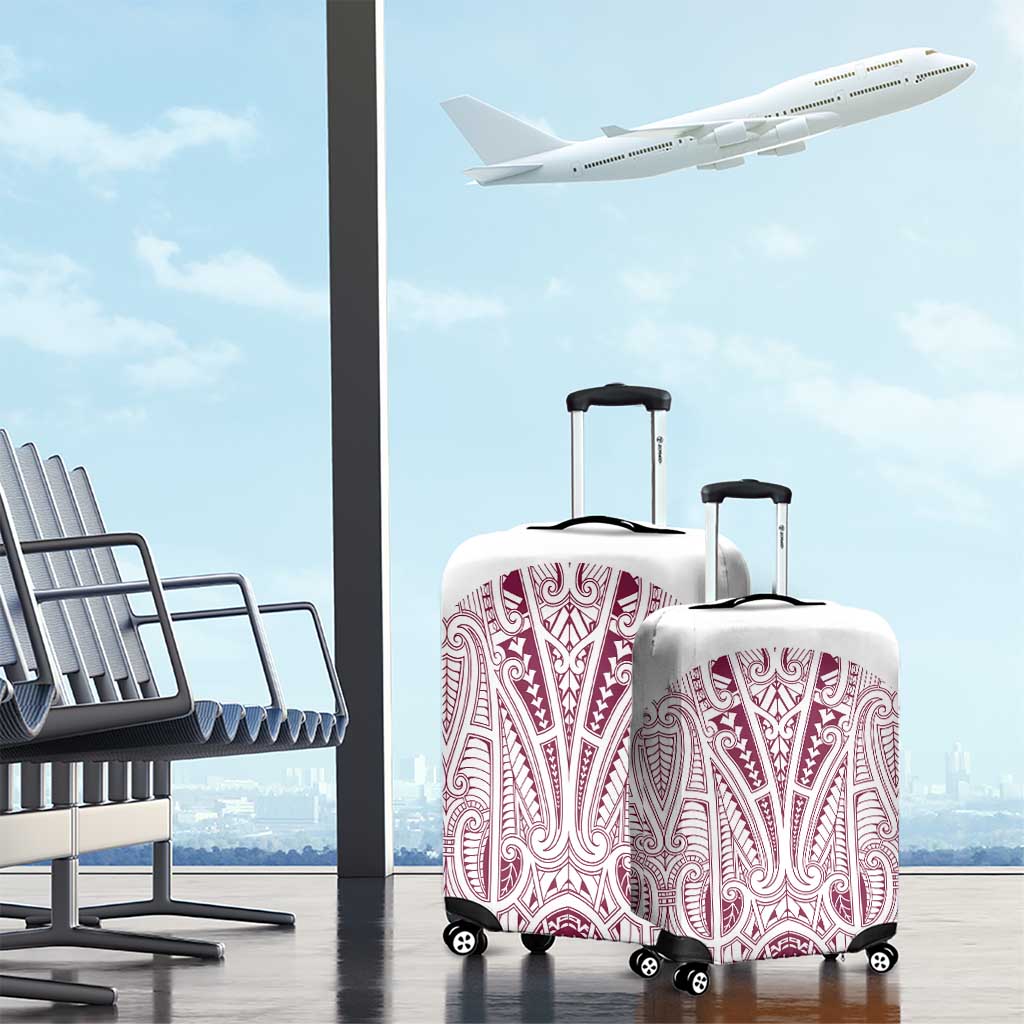 Queensland Maori Rugby Nga Hau e Wha Luggage Cover White Motif