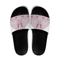 Queensland Maori Rugby Nga Hau e Wha Slide Sandals White Motif - Aussie Hoodie