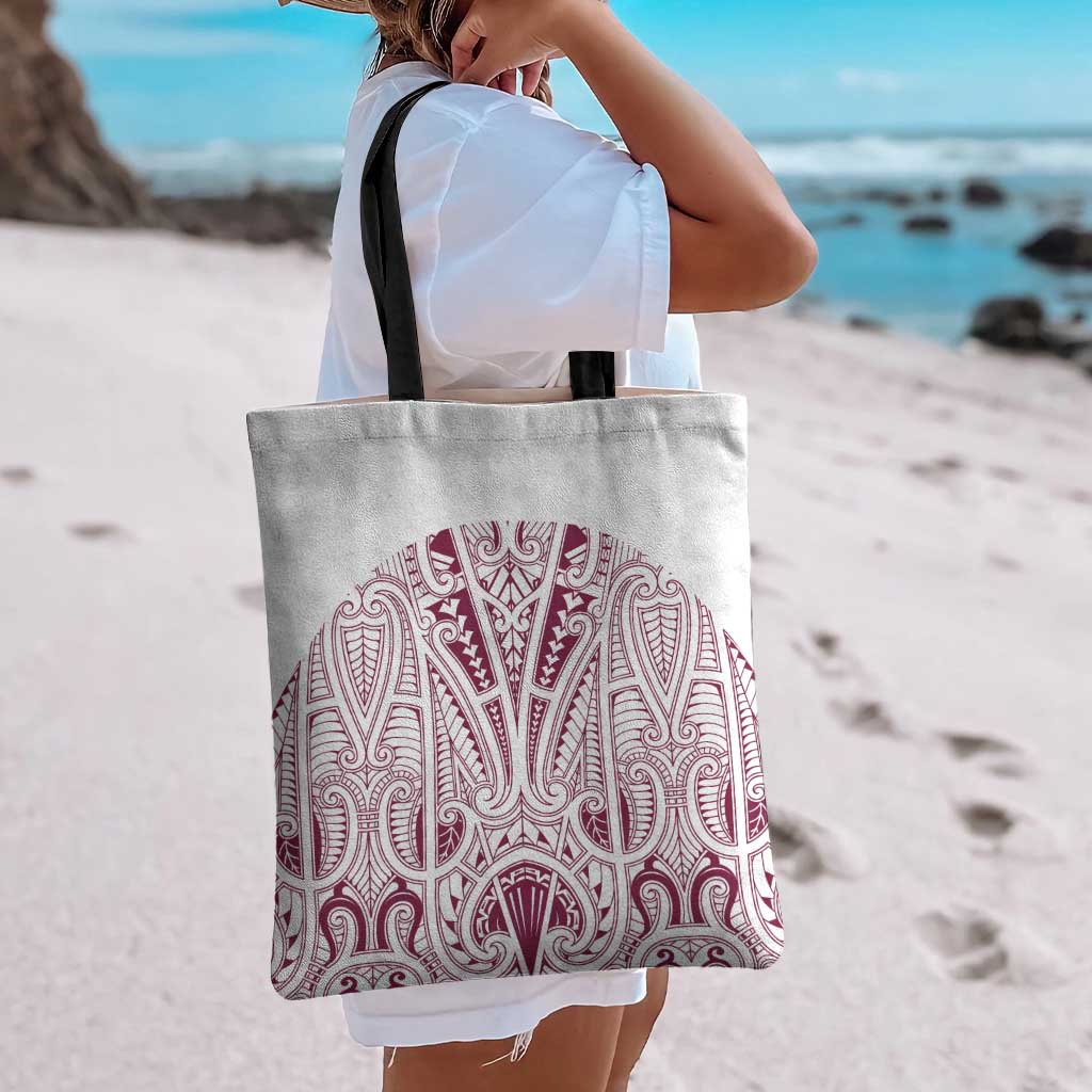 Queensland Maori Rugby Nga Hau e Wha Tote Bag White Motif - Aussie Hoodie