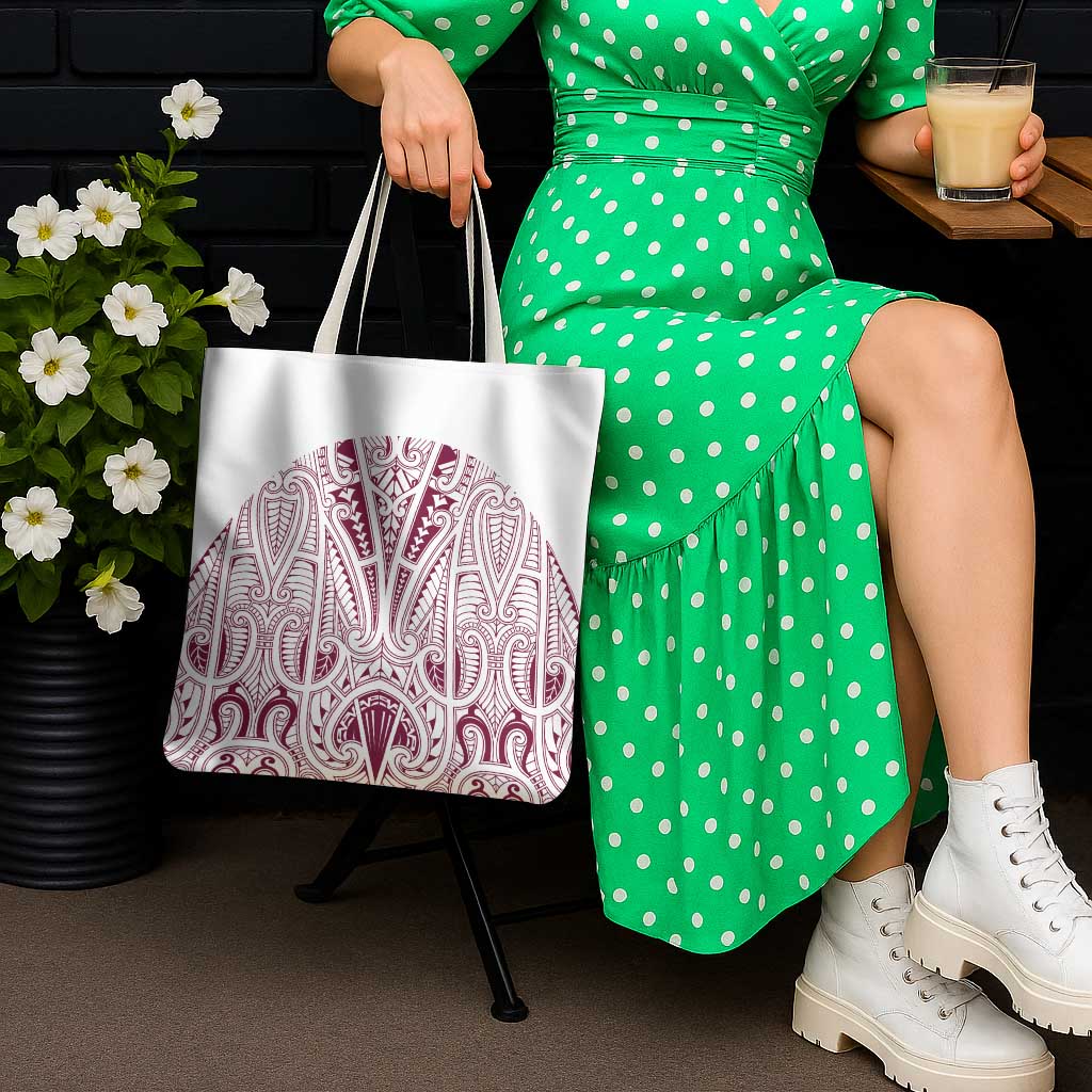 Queensland Maori Rugby Nga Hau e Wha Tote Bag White Motif - Aussie Hoodie
