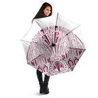 Queensland Maori Rugby Nga Hau e Wha Umbrella White Motif - Aussie Hoodie