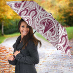 Queensland Maori Rugby Nga Hau e Wha Umbrella White Motif - Aussie Hoodie