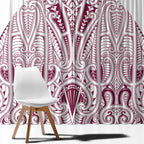 Queensland Maori Rugby Nga Hau e Wha Window Curtain White Motif