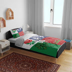 Custom British Lions Bedding Set Combination of England Irish Scottish Welsh