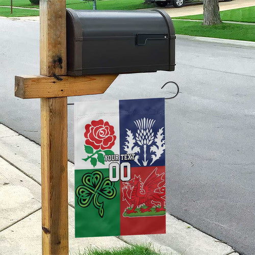 Custom British Lions Garden Flag Combination of England Irish Scottish Welsh