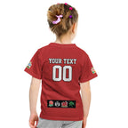 Custom British Lions Kid T Shirt Combination of England Irish Scottish Welsh