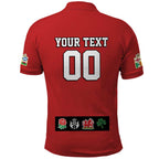Custom British Lions Polo Shirt Combination of England Irish Scottish Welsh
