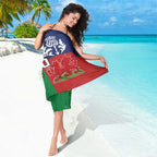 Custom British Lions Sarong Combination of England Irish Scottish Welsh