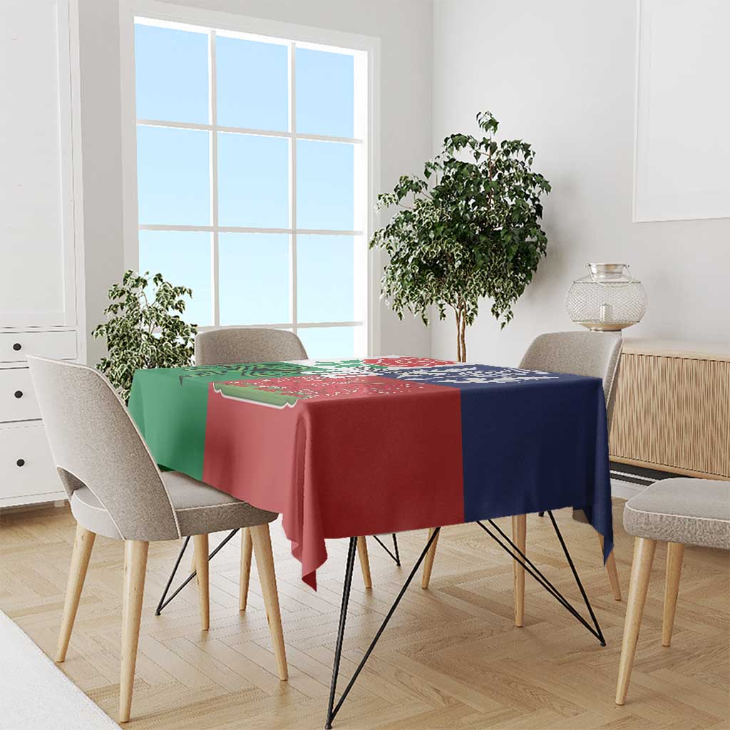 Custom British Lions Tablecloth Combination of England Irish Scottish Welsh