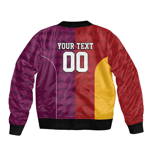 Custom British Lions Australia Queensland Bomber Jacket Sporty Style