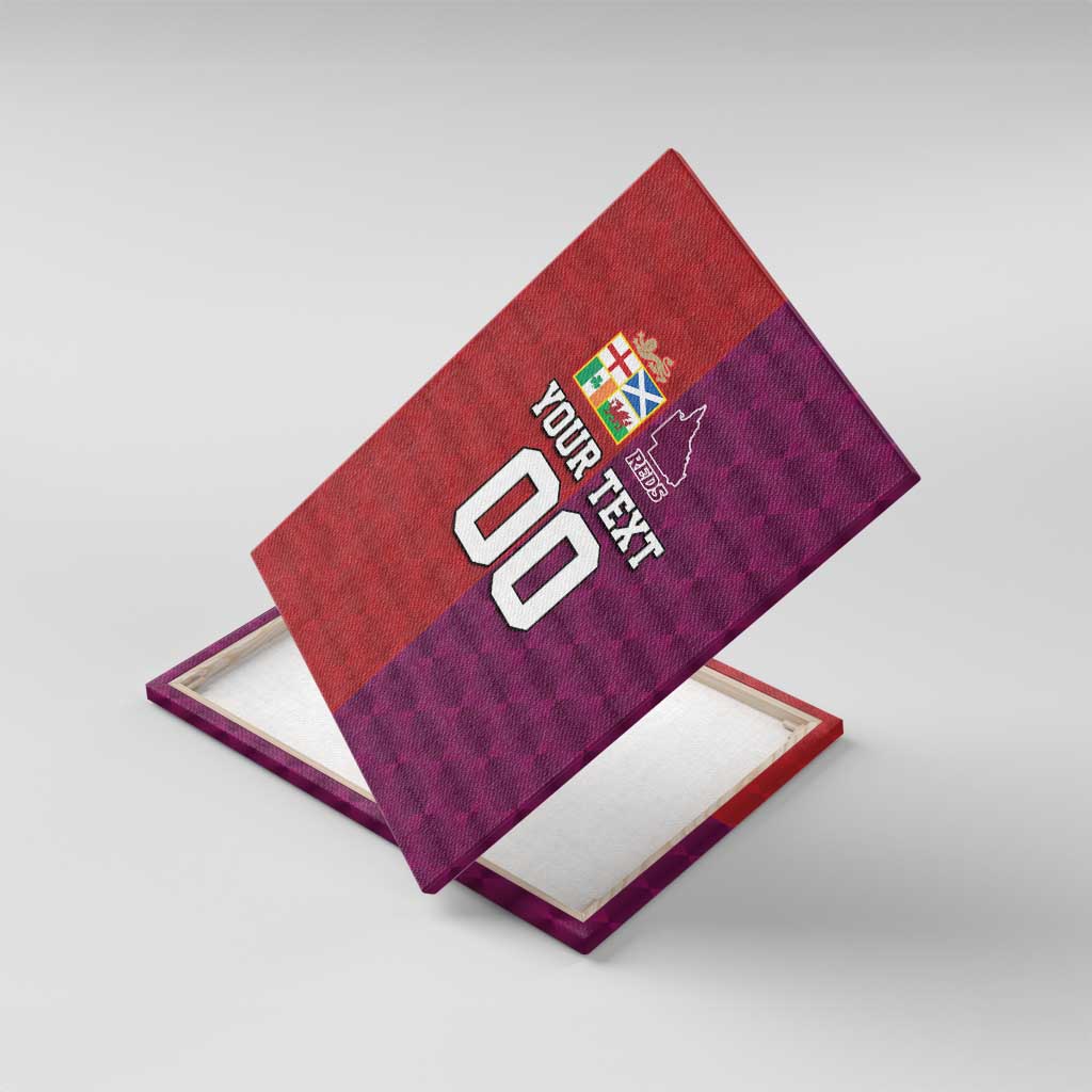 Custom British Lions Australia Queensland Canvas Wall Art Sporty Style