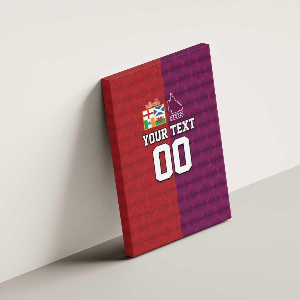Custom British Lions Australia Queensland Canvas Wall Art Sporty Style