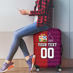 Custom British Lions Australia Queensland Luggage Cover Sporty Style