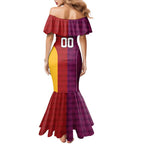 Custom British Lions Australia Queensland Mermaid Dress Sporty Style