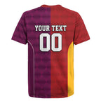Custom British Lions Australia Queensland Rugby Jersey Sporty Style
