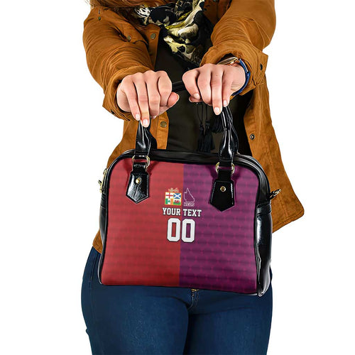 Custom British Lions Australia Queensland Shoulder Handbag Sporty Style