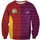 Custom British Lions Australia Queensland Sweatshirt Sporty Style