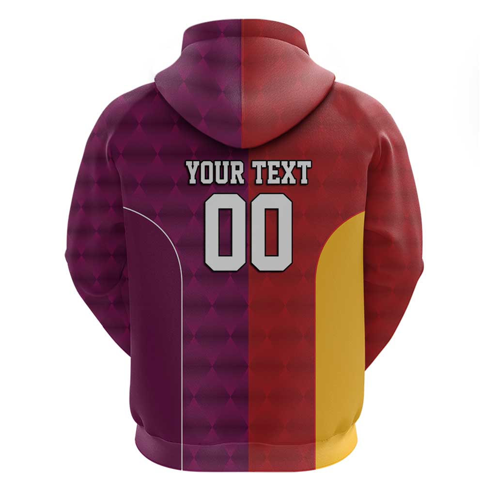 Custom British Lions Australia Queensland Zip Hoodie Sporty Style