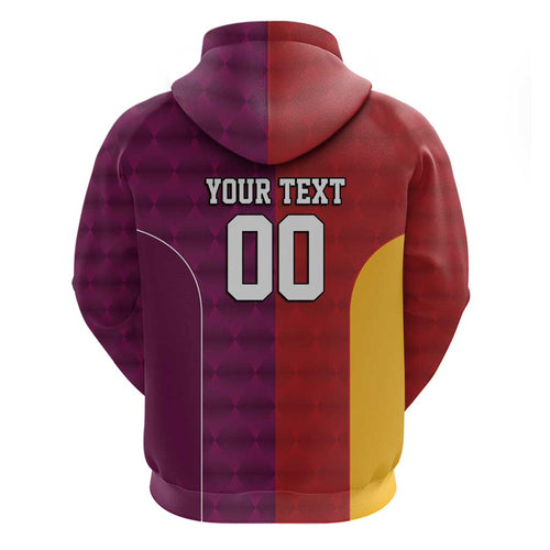 Custom British Lions Australia Queensland Zip Hoodie Sporty Style