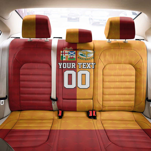 Custom British Lions Australia Wallabies Back Car Seat Cover Sporty Style