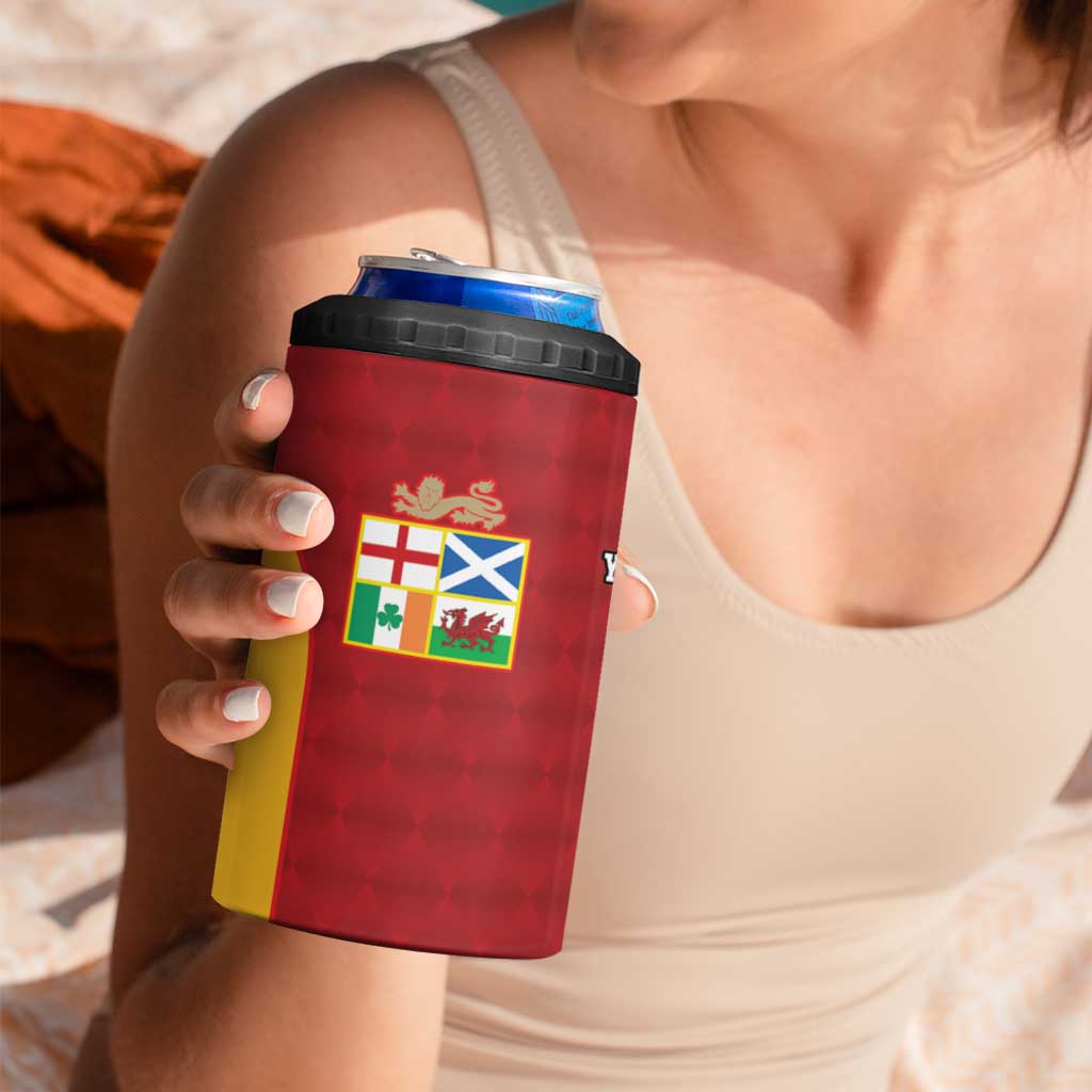 Custom British Lions Australia Wallabies 4 in 1 Can Cooler Tumbler Sporty Style
