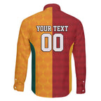 Custom British Lions Australia Wallabies Family Matching Long Sleeve Bodycon Dress and Hawaiian Shirt Sporty Style