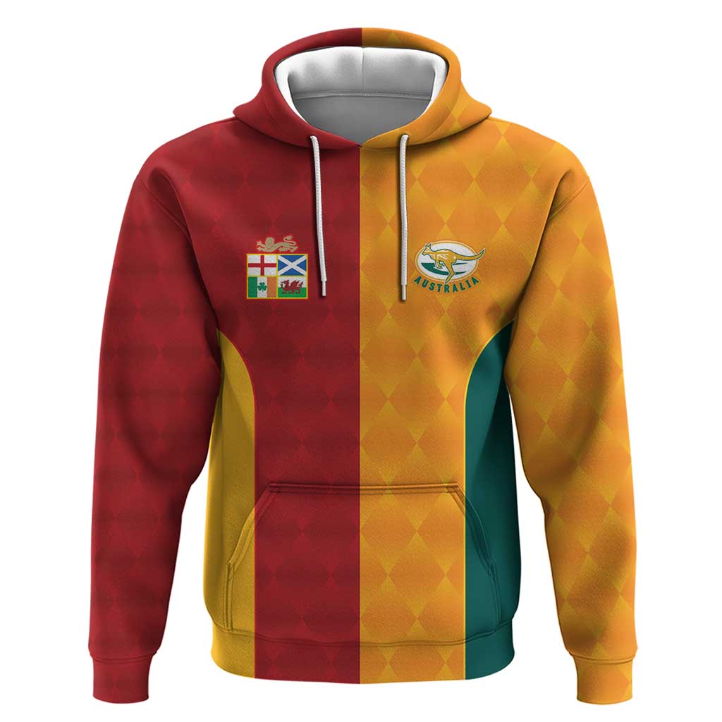 Custom British Lions Australia Wallabies Hoodie Sporty Style