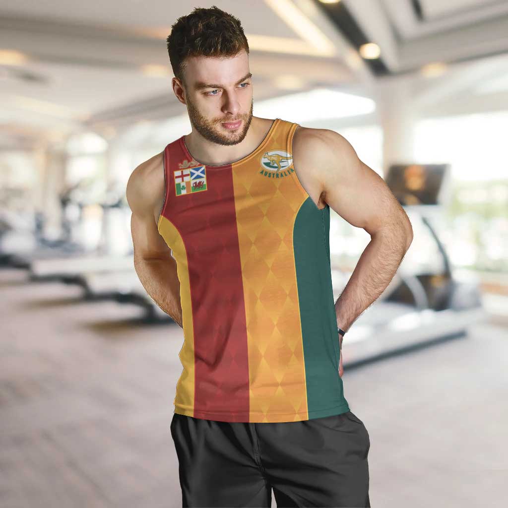 Custom British Lions Australia Wallabies Men Tank Top Sporty Style